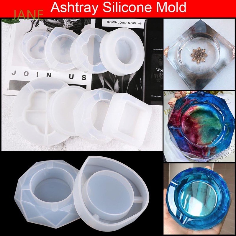 Khuôn silicone làm gạt tàn thuốc resin