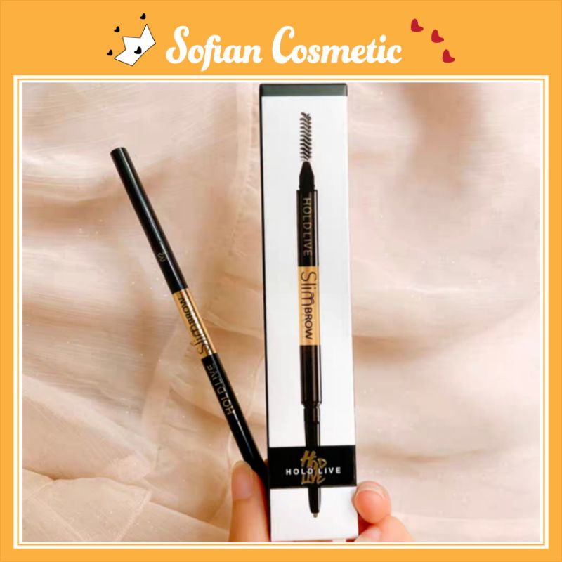 📍XẢ LỖ📍 HOLD LIVE - Chì kẻ lông mày nội địa Trung Hold Live Slim Brow 2 đầu xoay tiện lợi, dễ kẻ, lâu trôi
