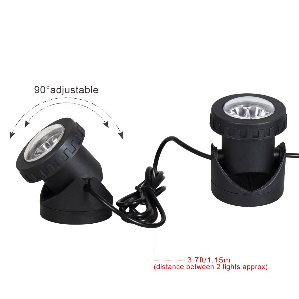 Đèn LED 5W 5W Chống Thấm Nước IP68 Sử Dụng Năng Lượng Mặt Trời