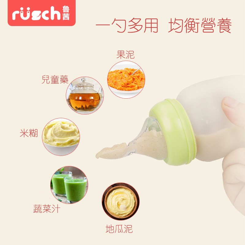 Muỗng Ăn Dặm Bằng Silicone Tiện Dụng Dành Cho Trẻ Nhỏ