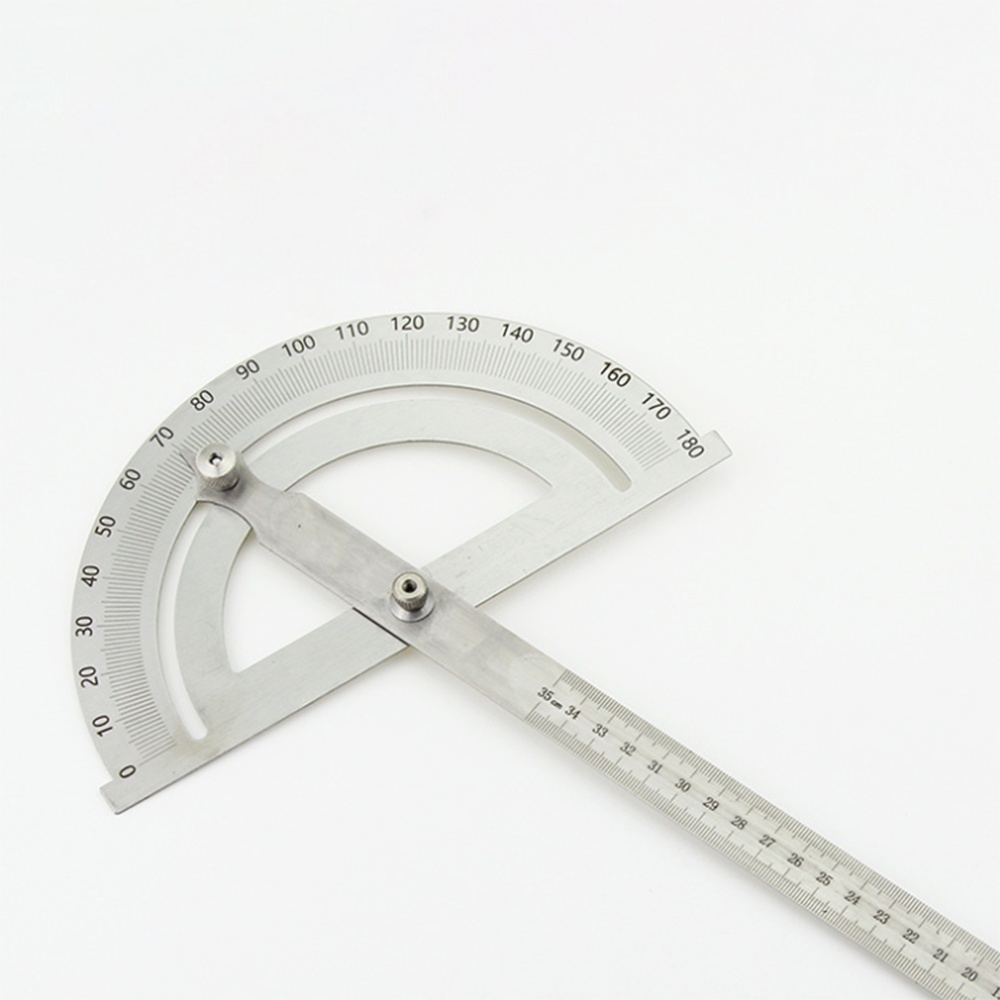 Thước Đo Góc 180 Độ Bằng Thép Không Gỉ
