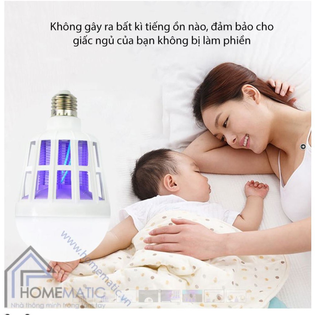 [FREE SHIP] Bóng đèn bắt muỗi kiểu mới nhất MKL - Không còn lo về vấn đề muỗi đốt