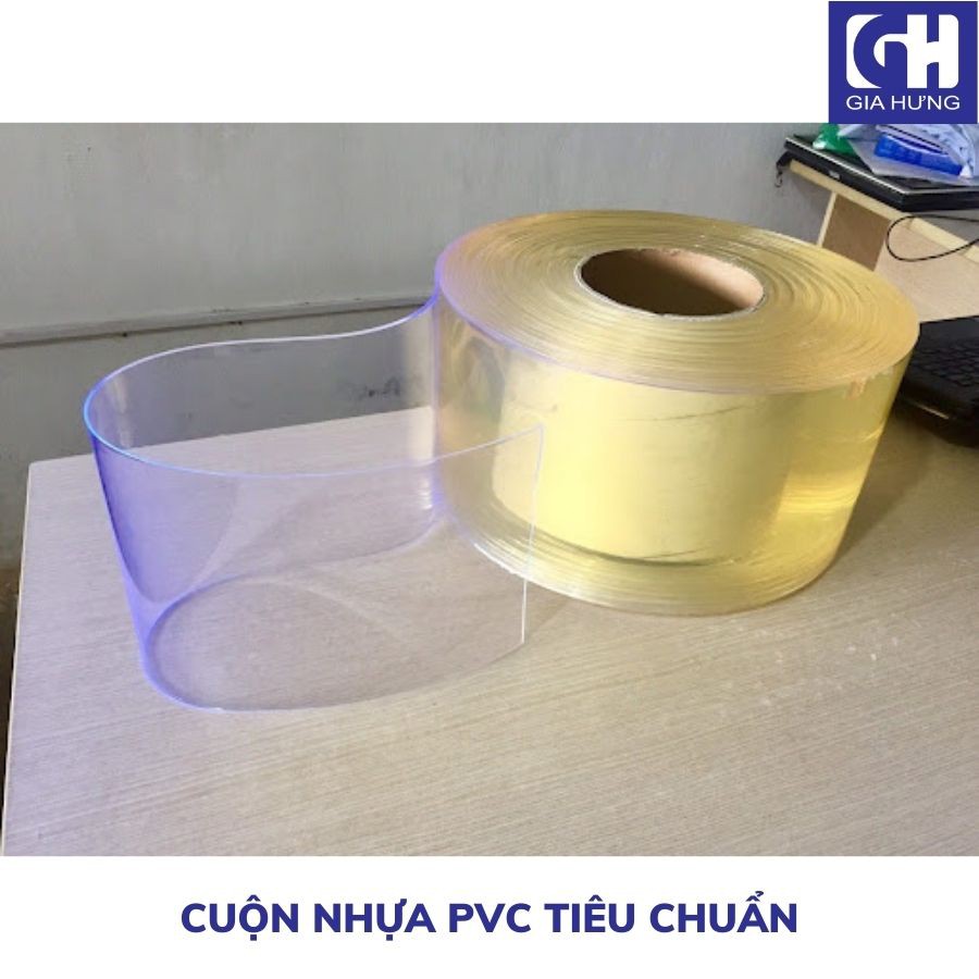 Cuộn nhựa PVC Tiêu Chuẩn - Các Màu bản rộng 20mm (Rèm nhựa ngăn lạnh - ngăn côn trùng - rèm điều hòa)