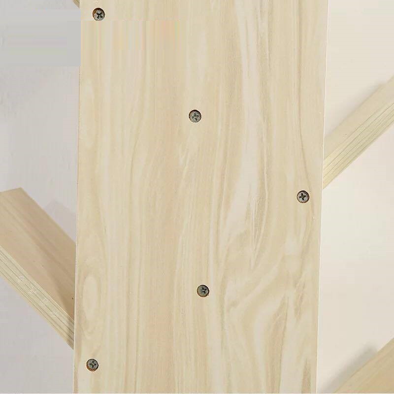 Kệ sách 2 tầng để bàn DIACHIRE hình xương cá vân gỗ, BH 3 tháng | BigBuy360 - bigbuy360.vn