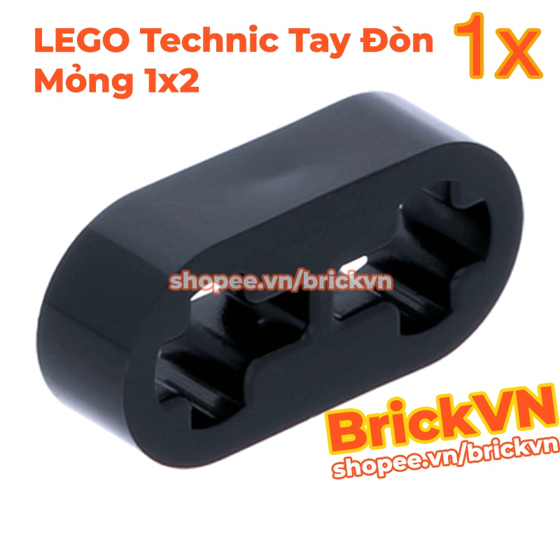 LEGO Technic Thanh Đòn Mỏng 1x2 Với Lỗ Trục, Màu Đen ID 6338428 44862