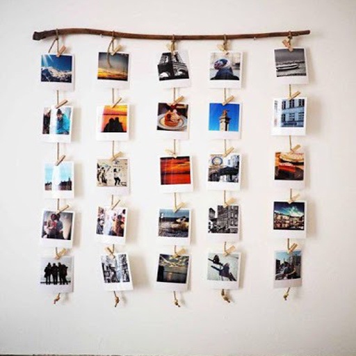 Kẹp gỗ treo ảnh và dây treo trang trí