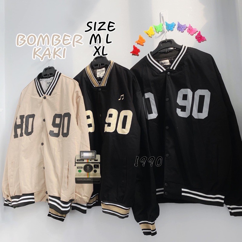 ÁO KHOÁC BIMBER BÓNG CHÀY ULZZANG UNISEX HO90 (kèm ảnh thật) from unisex nam và nữ | BigBuy360 - bigbuy360.vn