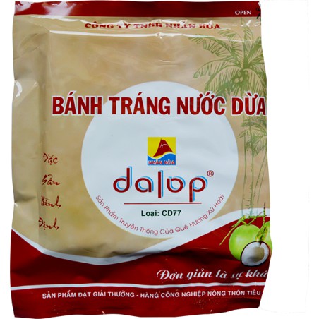 BÁNH TRÁNG GẠO NƯỚC CỐT DỪA NƯỚNG 75G - ĐẶC SẢN BÌNH ĐỊNH