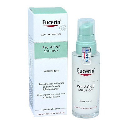 Tinh Chất dưỡng giảm mụn Eucerin ProAcne Super Serum mờ sẹo mụn 30ml