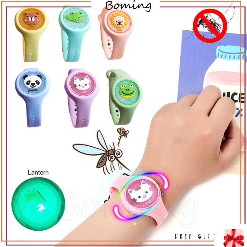 Vòng tay chống muỗi có đèn chiếu sáng nhỏ gọn gài khóa dùng ngoài trời cho trẻ em