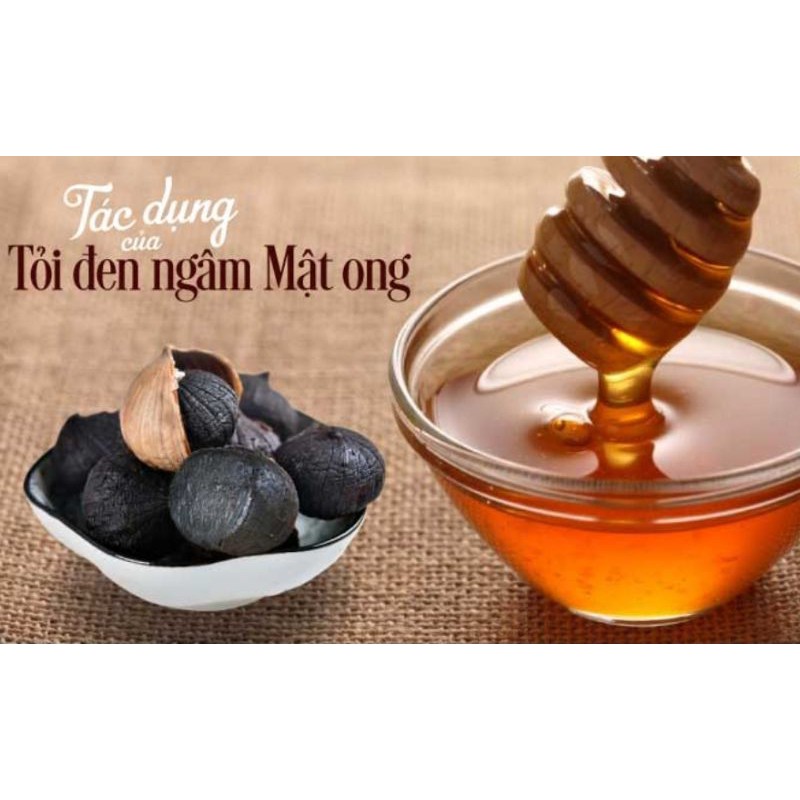 (mua 3 tặng 1) TỎI ĐEN CÔ ĐƠN NGÂM MẬT ONG 250gr