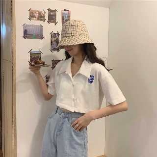Order áo croptop vạt lệch thể thao cá tính