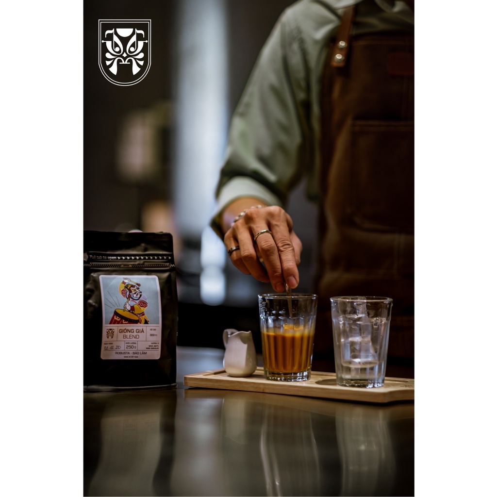 Gióng Giả - 100% cà phê Robusta Natural CLC đậm vị đắng khổ qua, hậu ngọt dài và thơm (Phin, Pha Máy) | BigBuy360 - bigbuy360.vn