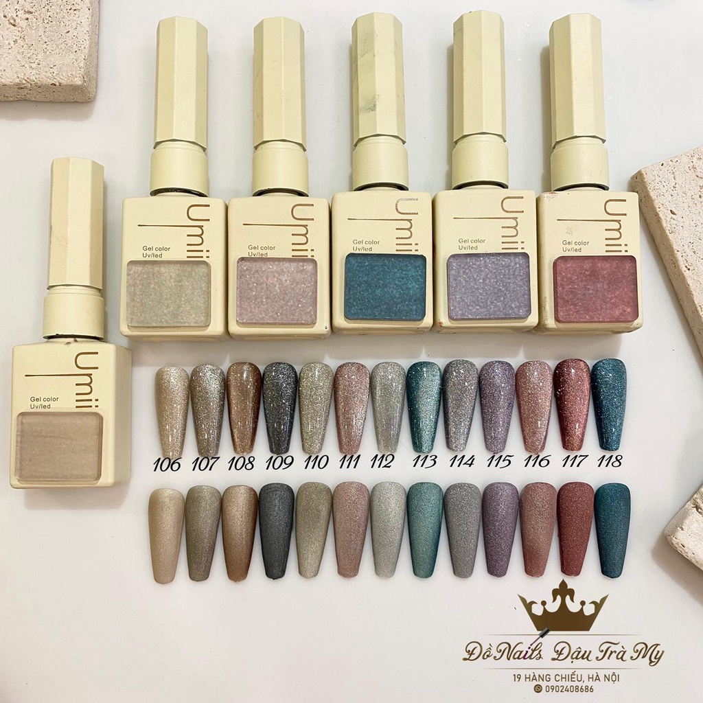 Sơn Umii 246 màu - Bảng lẻ màu 02