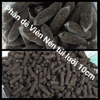 Phân dê Viên Nén túi lưới 10cm-Cung cấp Dinh dưỡng nhanh hơn gấp 5 lần
