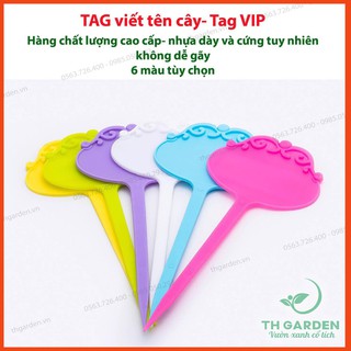 Thẻ Ghi Tên Hoa, Tên Cây - Ghi Thông Tin Cây - Dòng Nhựa Cứng Cao Cấp