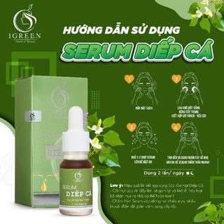 SERUM DIẾP CÁ MỜ THÂM_ SERUM DIẾP CÁ IGREEN