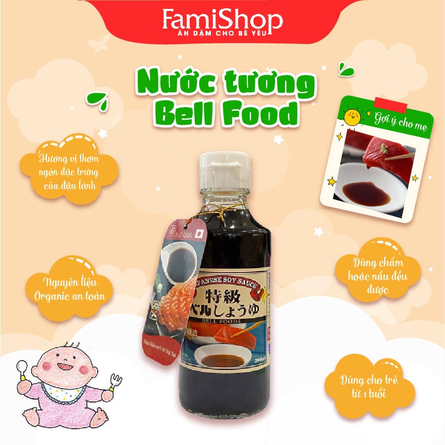 FamiShop Nước tương Bell Food Nhật Bản 200ml