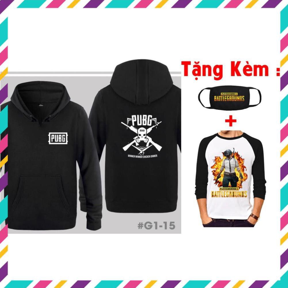 [SIÊU RẺ] Mẫu áo Hoodie PUBG mới đẹp nhất  rẻ chất lượng - áo hoodie unisex dành ho game thủ Xịn