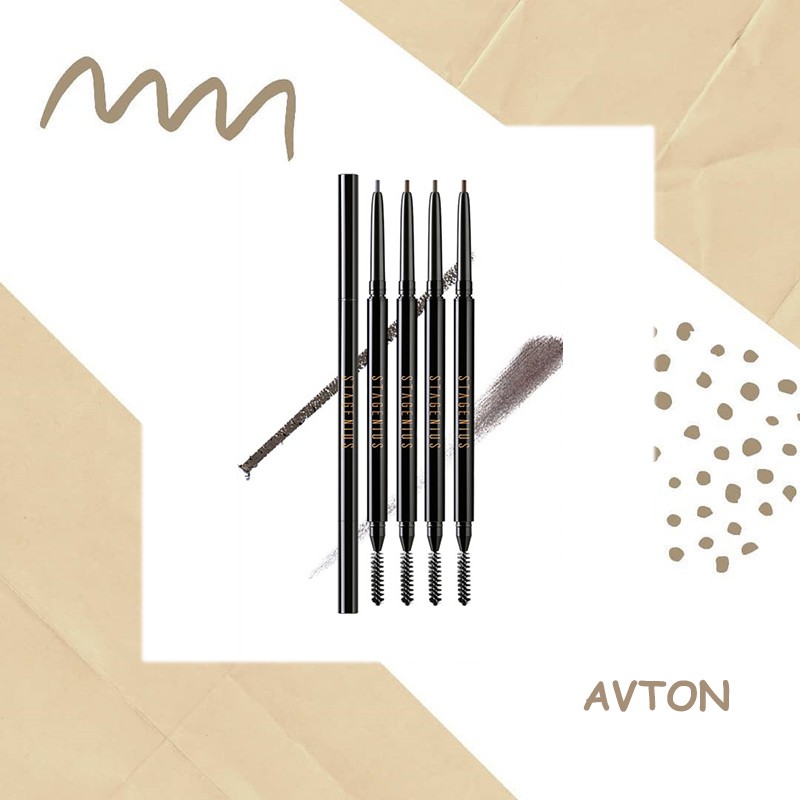 STAGENIUS Eyebrow Pencil Round & triangle Head Longlasting Waterproof Make Up Tools FOCALLURE