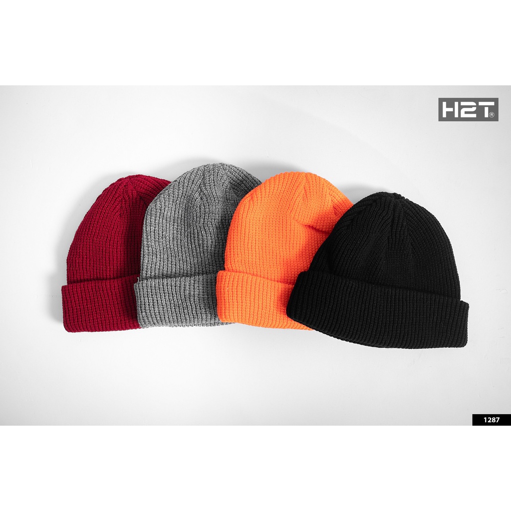 Mũ Len Beanie Trơn Thời Trang Unisex Nam Nữ Ulzzang Streetwear, Len Dày Dặn Giữ Ấm Mùa Đông H2T 1287