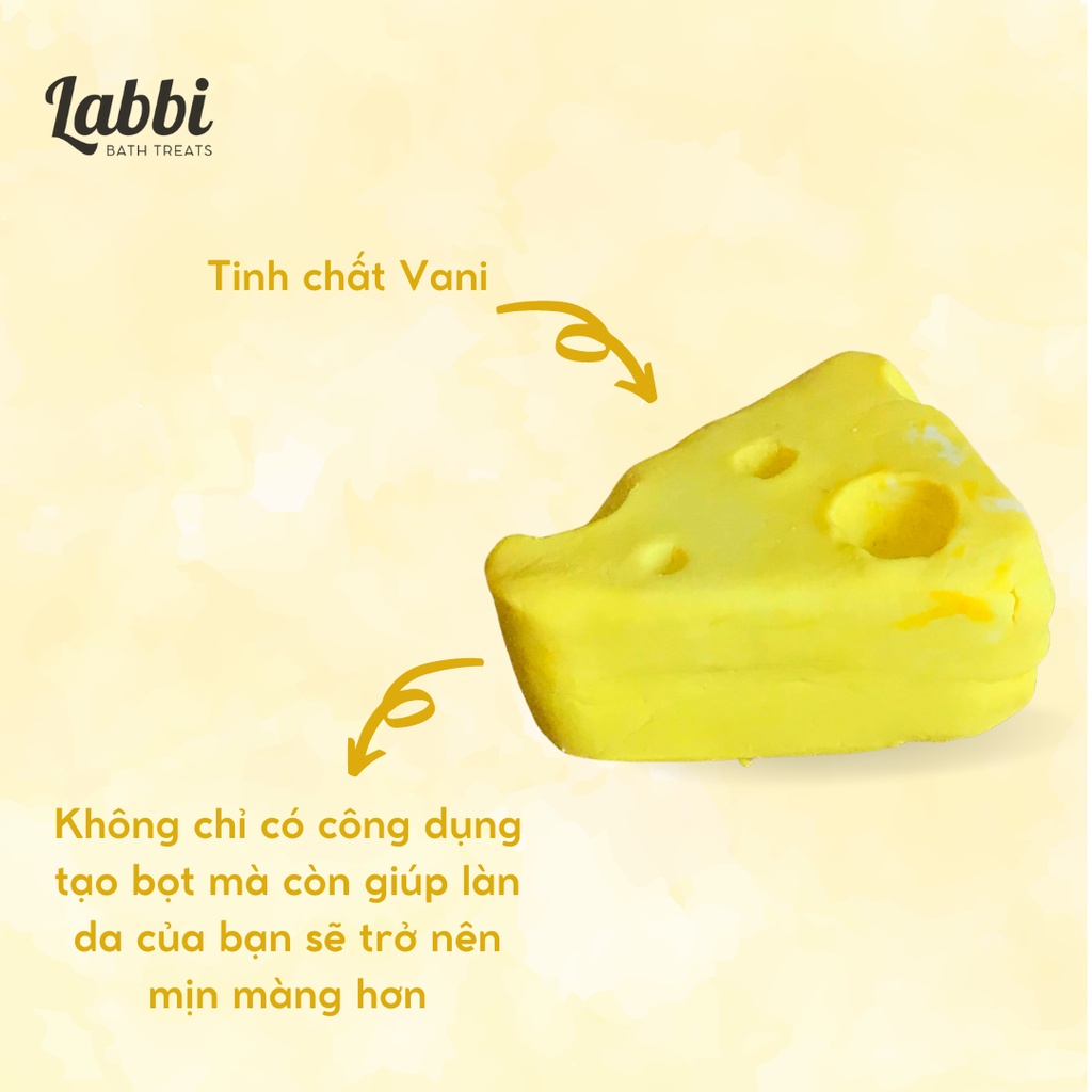 Bánh siêu tạo bọt bồn tắm PHOMAT [Labbi] Bubble Bar