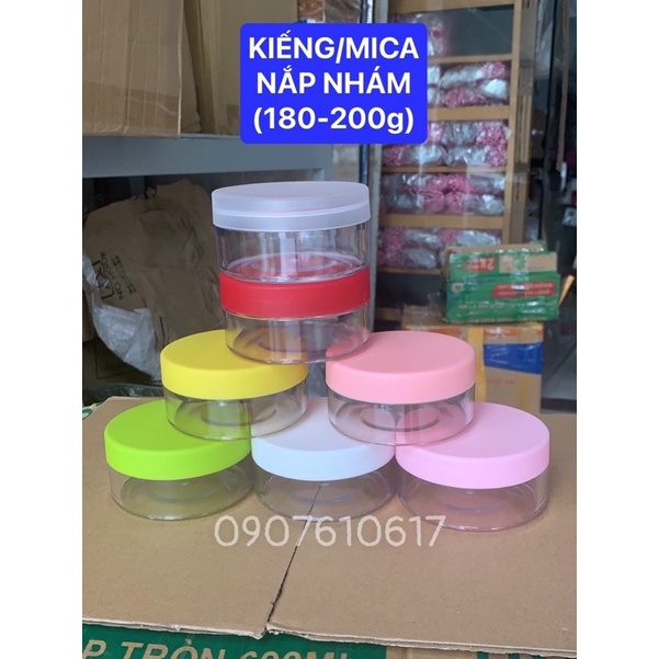 Sỉ 50 hủ mica 200g đựng kem
