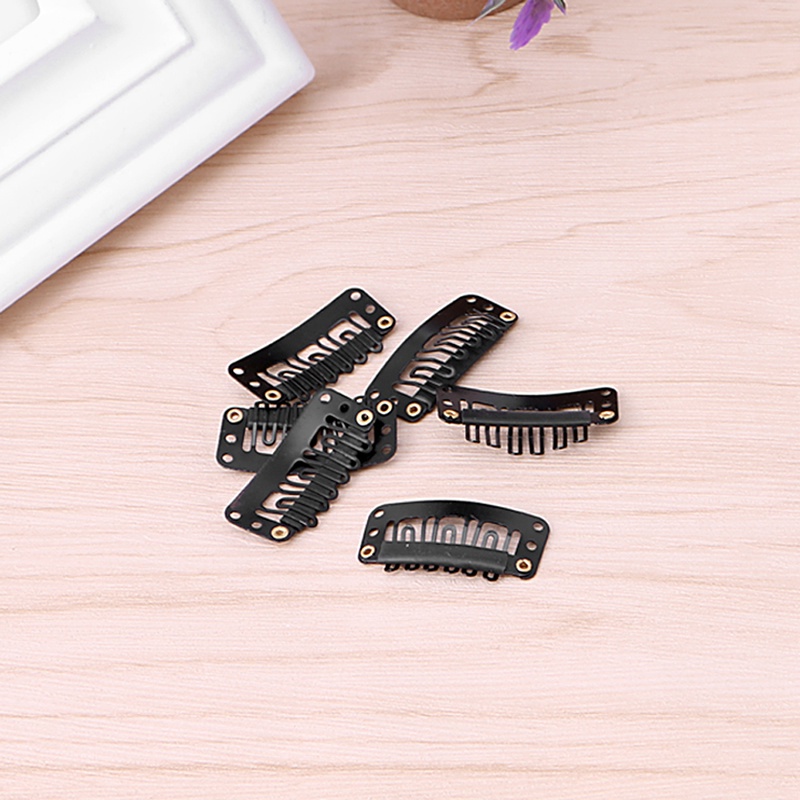 Set 40 Kẹp Kim Loại Màu Đen 32mm Hỗ Trợ Nối Tóc Tiện Lợi
