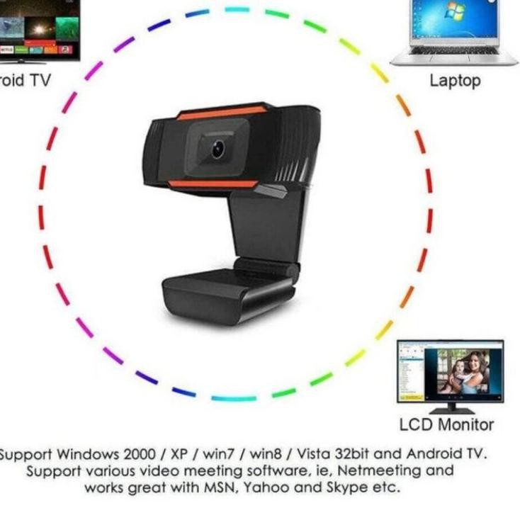 Webcam Tự Động Lấy Nét X85 HD 720P Cho PC Laptop | BigBuy360 - bigbuy360.vn