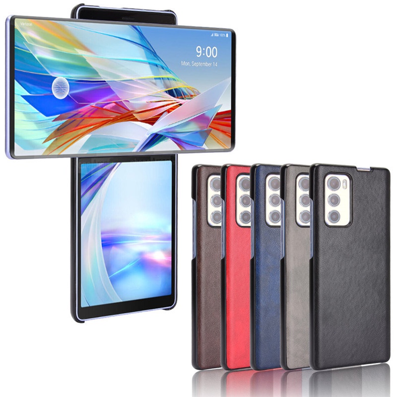 Ốp Lưng Da Có Giá Đỡ Cho LG Wing 5G