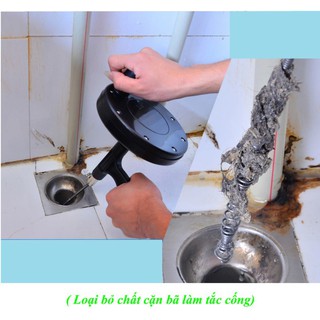 Dụng cụ thông tắc ống cống lò xo 5m