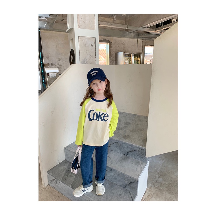 Áo Thun Cotton Tay Dài Thoải Mái Dễ Phối Đồ Thời Trang Mùa Thu Cho Bạn Gái