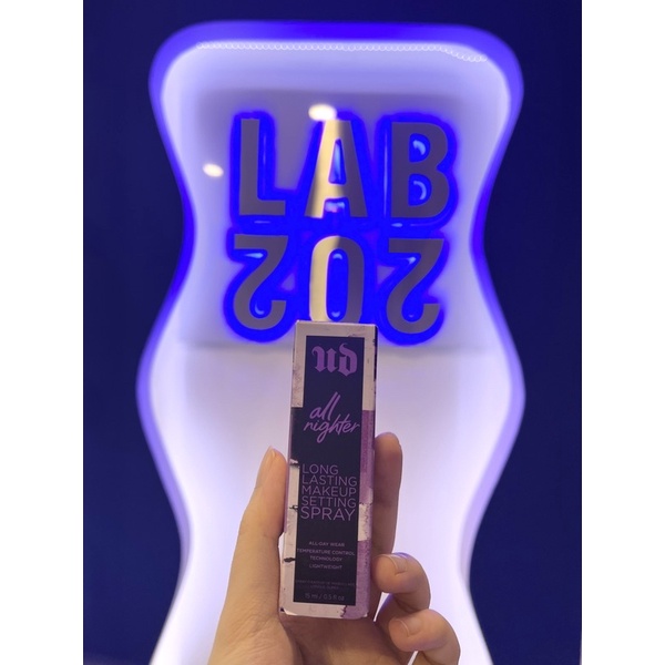 [Minisize 15ml] Xịt khóa makeup Urban Decay - All Nighter Makeup Setting Spray