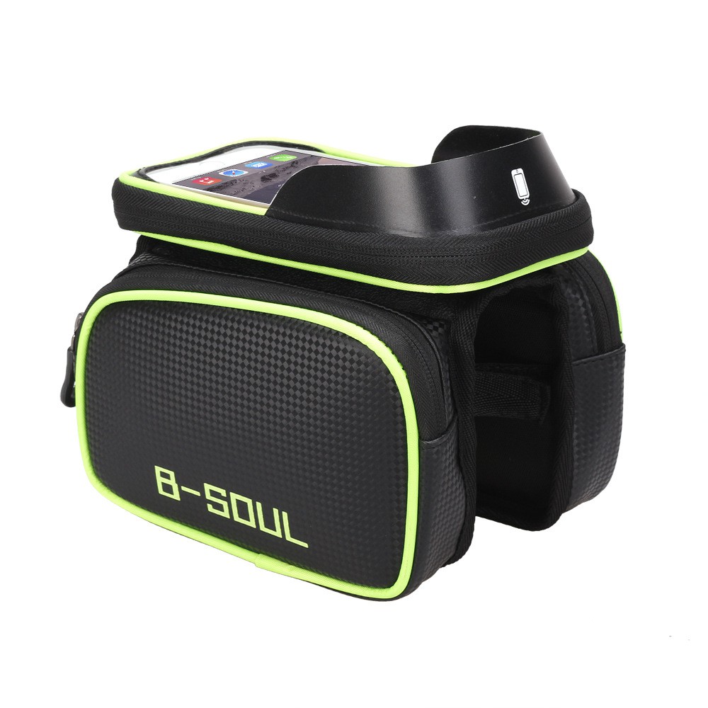 túi treo sườn xe đạp B-SOUL chính hãng cao cấp, túi treo được tất cả dòng điện thoại, chống nước