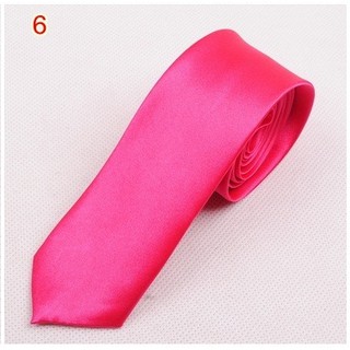 Cà vạt lụa phi bóng bản nhỏ 5cm