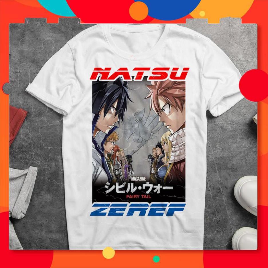 [ Xả Kho ] Áo thun Fairy Tail Nam Nữ