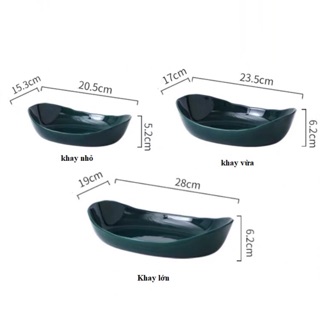 Khay đĩa 3 tầng sứ/ gốm