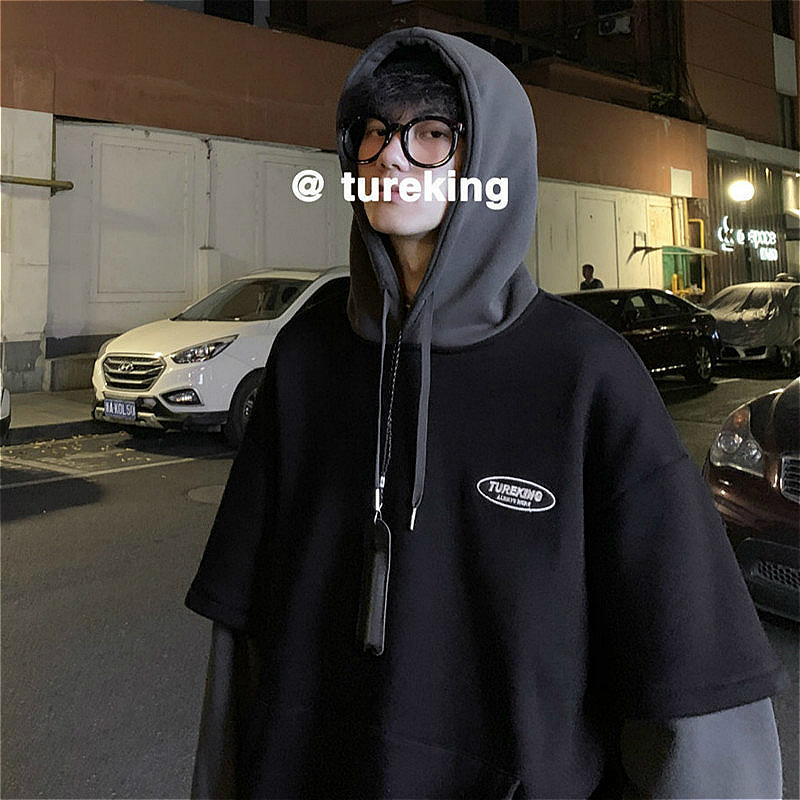 Áo Hoodie Nam Dáng Rộng Phong Cách Nhật Bản Trẻ Trung Hợp Thời Trang