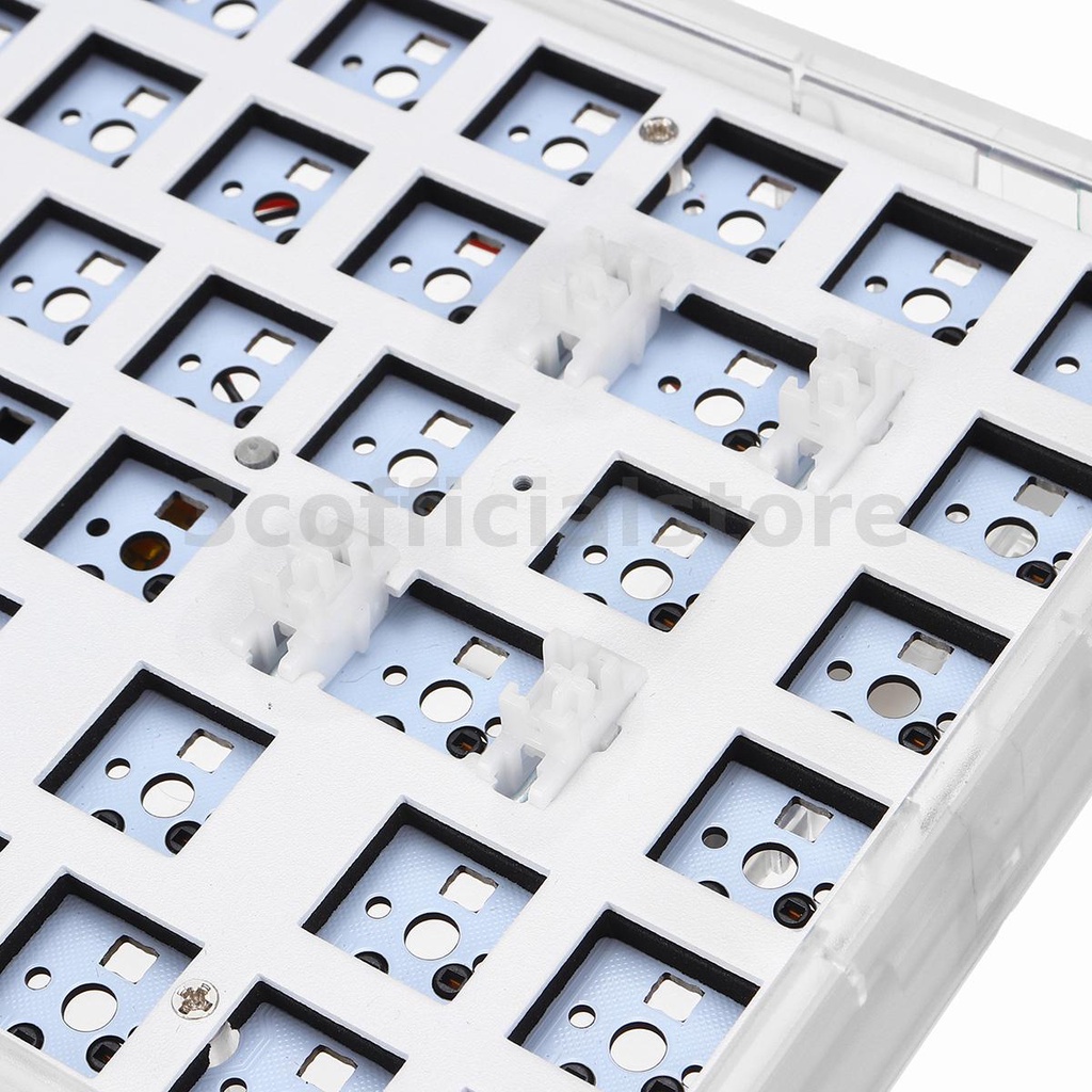 Bàn phím cơ FEKER JJK84 Bộ dụng cụ tự làm 3 Chế độ kết nối Có dây + Bluetooth + Bộ bàn phím có thể thay thế bằng bông nóng 2,4G