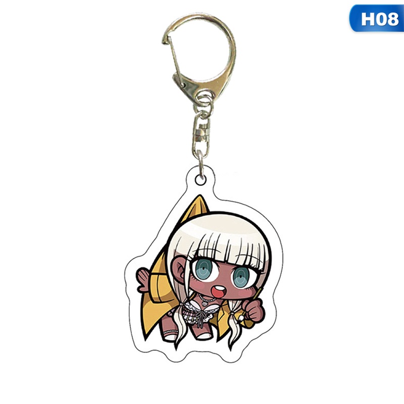 1 Móc Khóa Hình Nhân Vật Anime Danganronpa V3:Killing Harmony Saihara Shuichi Kokichi Oma