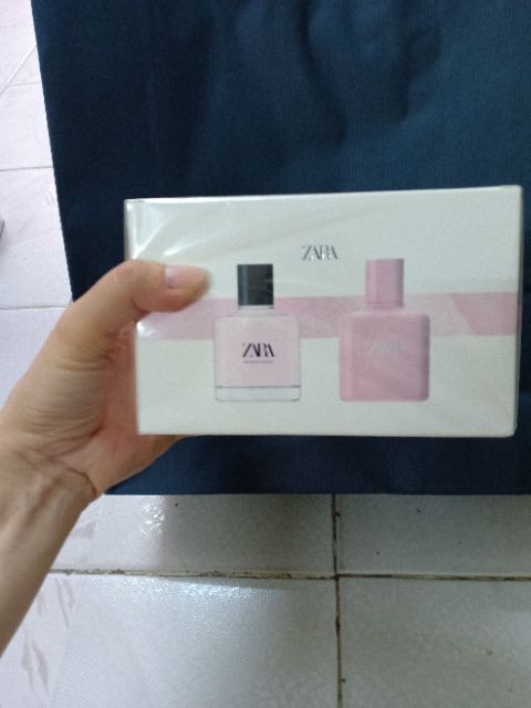 Set 2 chai nước hoa Zara Wonder rose + Tuberose 100ml