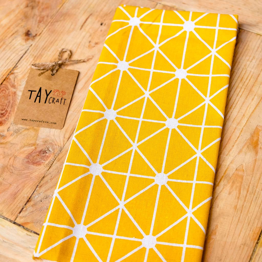 Vải bố canvas họa tiết 50x50/50x100cm