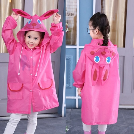 Áo Mưa Cho Bé, Áo Mưa In Họa Tiết Hoạt Hình Xinh Xắn Cho Bé Trai &amp; Gái