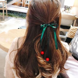 Cột Tóc Hoa Rơi Hàn Quốc chery đỏ 4 hạt (kèm ảnh thật)
