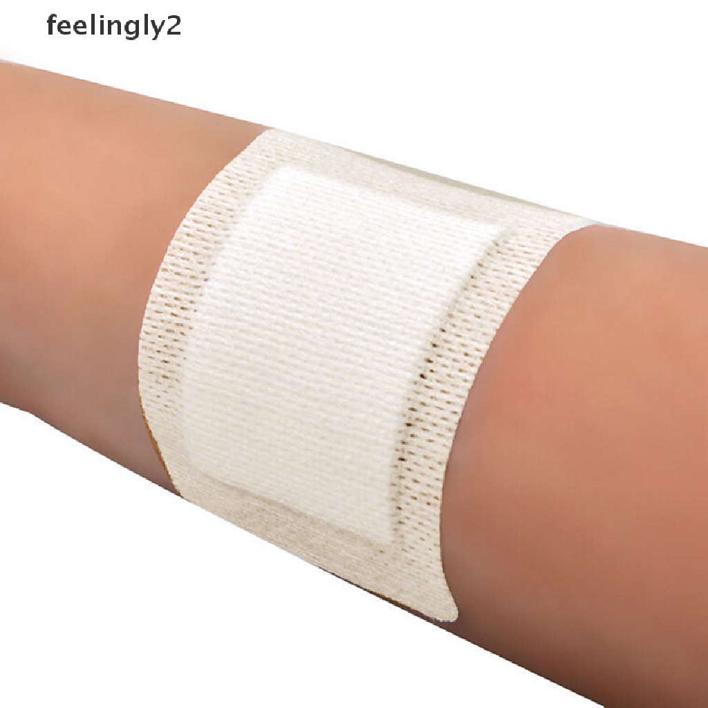 [Hàng mới về] 10 Băng dán y tế bằng vải không dệt kích thước 6x7cm tiện lợi