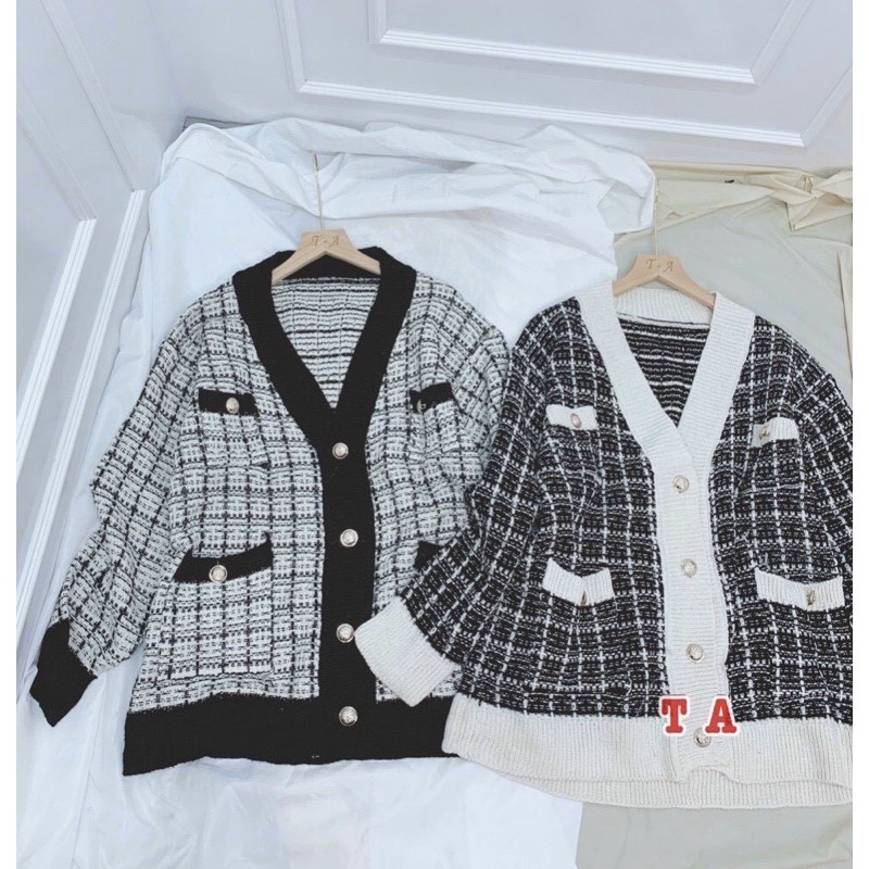 Áo cardigan len kẻ viền pha màu A1465 SUSTORE | BigBuy360 - bigbuy360.vn