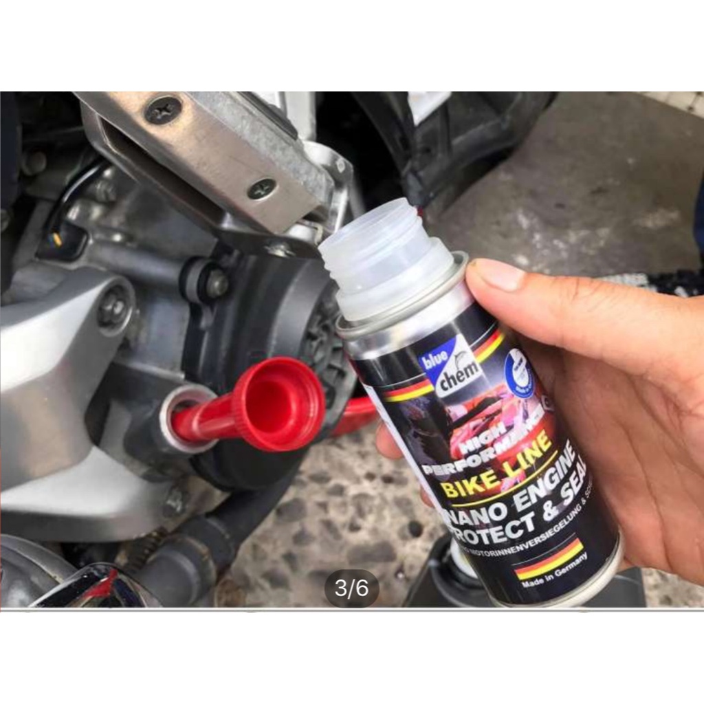 Phụ gia bảo vệ, tăng tốc động cơ Bluechem Nano Bike Line Super Protect 50ml