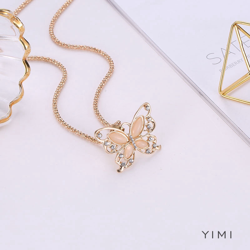 Dây chuyền mặt hình bướm phong cách Hàn Quốc độc đáo sáng tạo