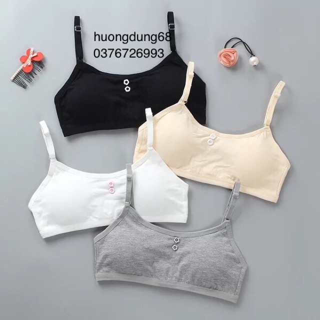 Áo Lá Học Sinh Bra Cotton Nữ Sinh Xuất Hàn (AL: 035) Hàng Loại Đẹp.