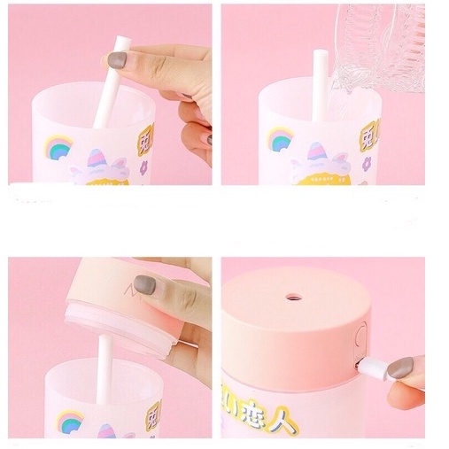 Đèn Ngủ Phun Sương Tạo Ẩm Dễ Thương - Máy Tạo Độ Ẩm Không Khí DUASHOP